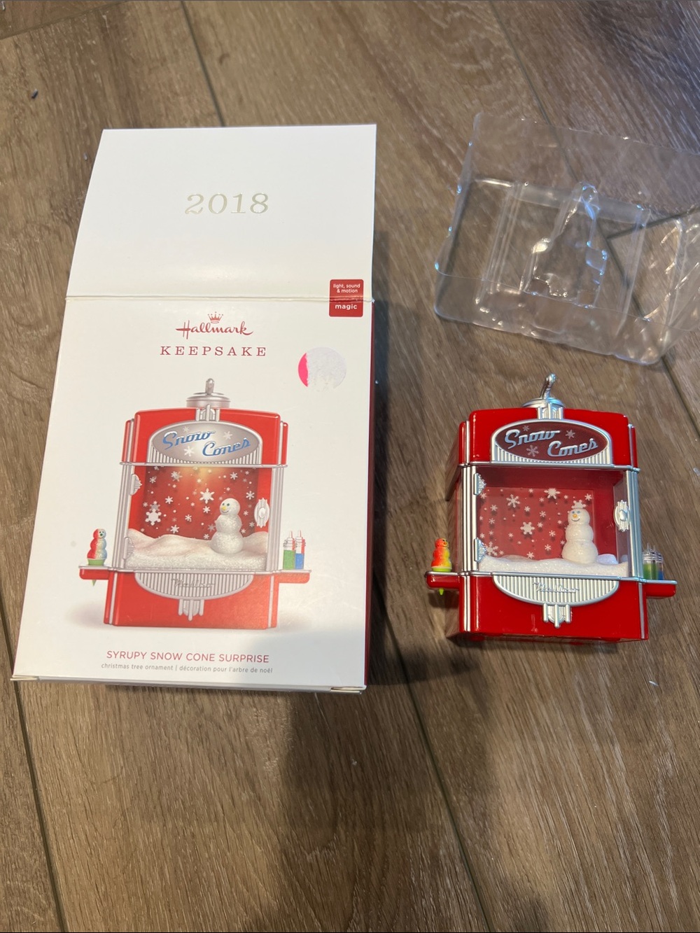 Hallmark Red Snow Cone Machine Keepsake Ornament
